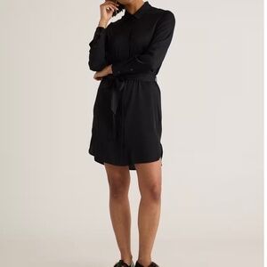 Quince mulberry silk dress